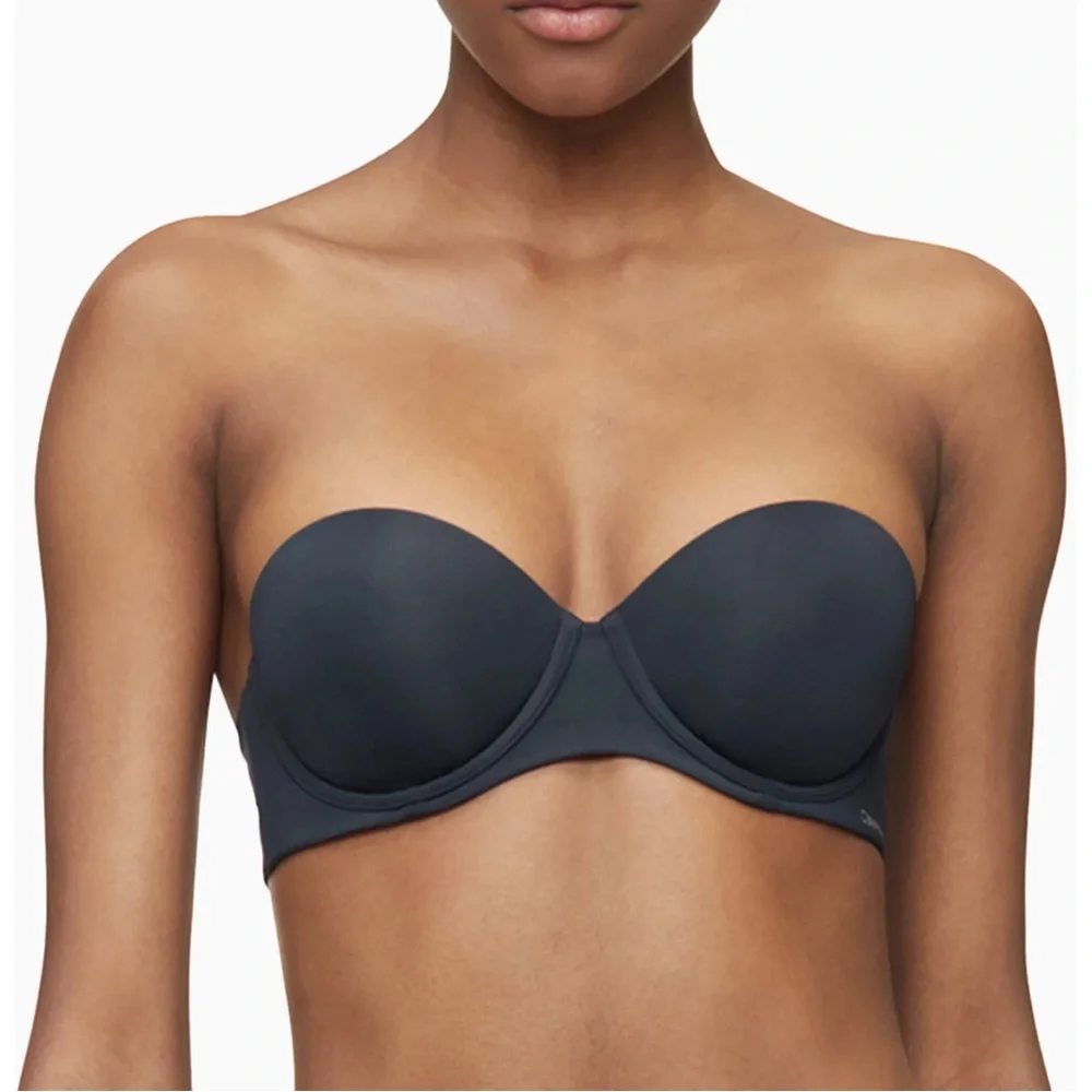 Calvin Klein Perfectly Fit Strapless 38C Push Up Bra QF5677 - Picture 1 of 2
